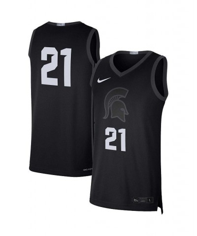 Men's 21 Black Michigan State Spartans Limited Basketball Jersey $52.80 Jersey