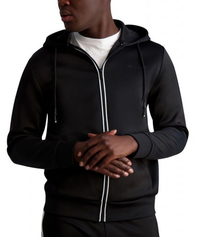 Men's Slim-Fit Scuba Track Jacket Black $56.76 Jackets