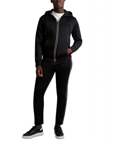 Men's Slim-Fit Scuba Track Jacket Black $56.76 Jackets