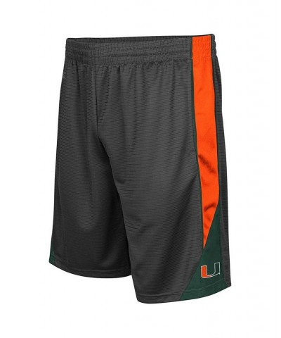 Men's Charcoal Miami Hurricanes Turnover Shorts $20.00 Shorts