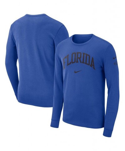 Men's Royal Florida Gators Arch 2-Hit Long Sleeve T-shirt $22.05 T-Shirts