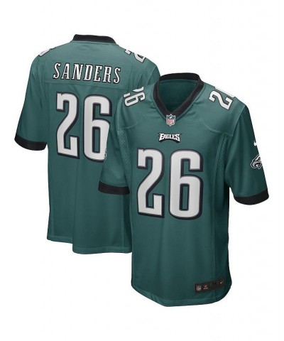 Men's Miles Sanders Midnight Green Philadelphia Eagles Game Player Jersey $43.40 Jersey