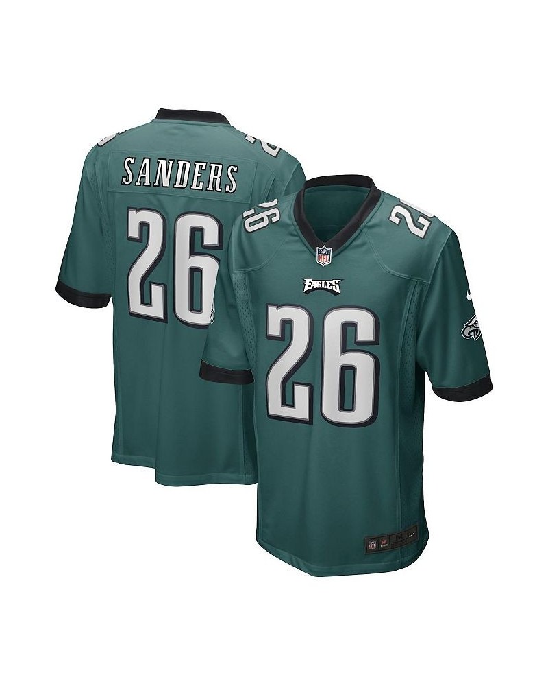 Men's Miles Sanders Midnight Green Philadelphia Eagles Game Player Jersey $43.40 Jersey