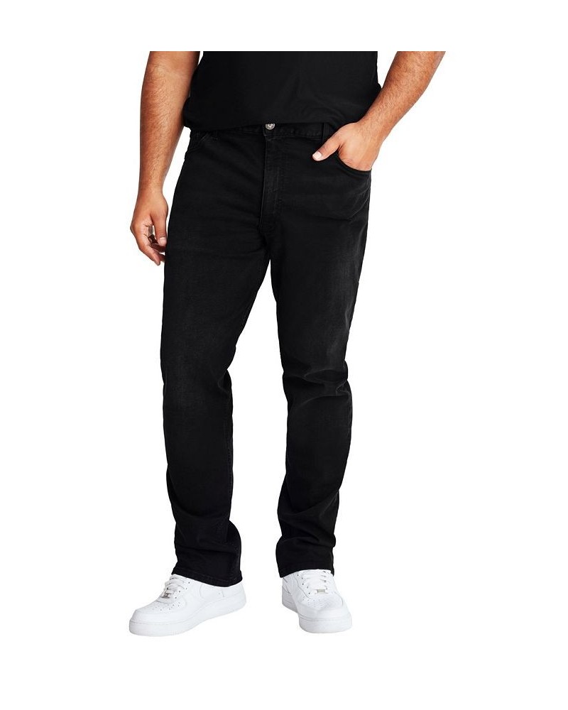 Men's Big and Tall Straight Fit Jeans Black $60.04 Jeans