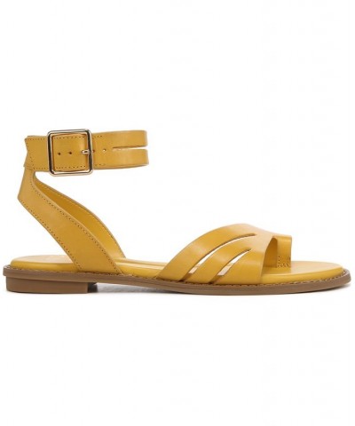 Greene Ankle Strap Sandals Yellow $39.24 Shoes