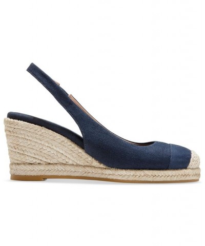 Women's Cloudfeel Slingback Espadrille Wedge Pumps PD02 $86.40 Shoes