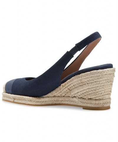 Women's Cloudfeel Slingback Espadrille Wedge Pumps PD02 $86.40 Shoes