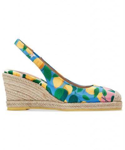 Women's Cloudfeel Slingback Espadrille Wedge Pumps PD02 $86.40 Shoes