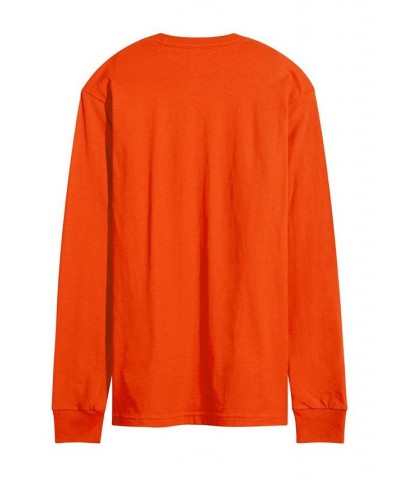 Men's Garfield I Vant Candy Long Sleeve T-shirt Orange $23.52 T-Shirts
