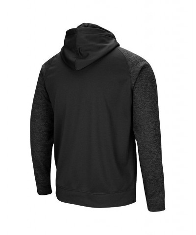 Men's Black NC State Wolfpack Blackout 3.0 Tonal Raglan Full-Zip Hoodie $37.50 Sweatshirt