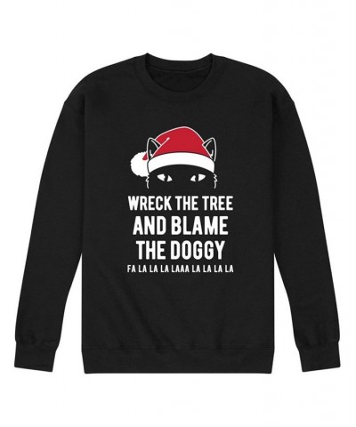 Men's Wreck The Tree Fleece T-shirt Black $28.59 T-Shirts