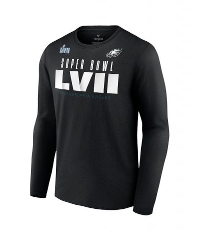 Men's Branded Black Philadelphia Eagles Super Bowl LVII Varsity Team Roster Big and Tall Long Sleeve T-shirt $32.47 T-Shirts
