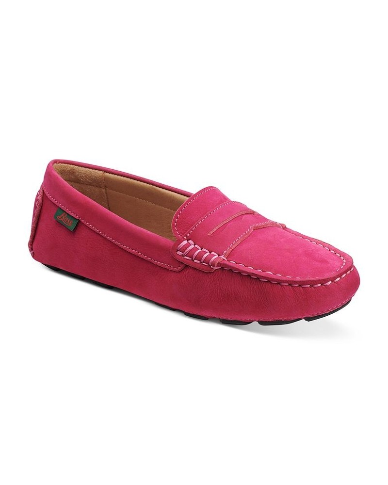 Women's Dylan Driver Moc Loafers Pink $38.91 Shoes