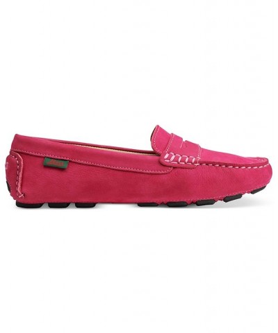 Women's Dylan Driver Moc Loafers Pink $38.91 Shoes