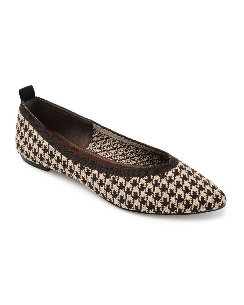 Women's Karise Soft Knit Flats PD02 $32.80 Shoes