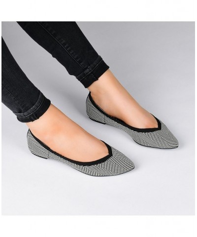 Women's Karise Soft Knit Flats PD02 $32.80 Shoes