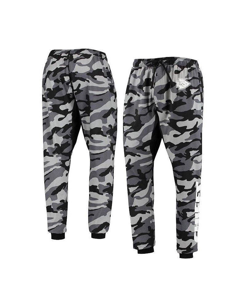 Men's Black Kansas City Chiefs Camo Jogger Pants $33.60 Pants