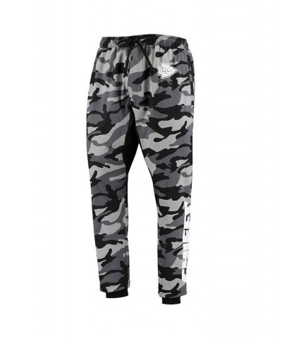 Men's Black Kansas City Chiefs Camo Jogger Pants $33.60 Pants