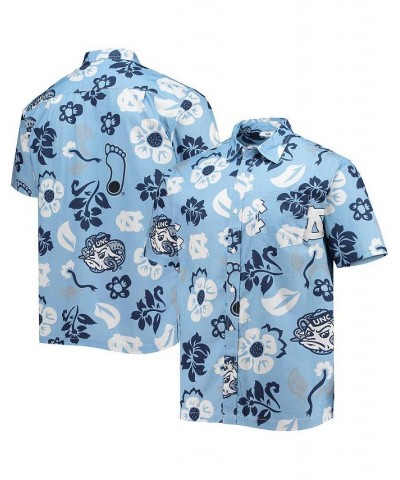 Men's Carolina Blue North Carolina Tar Heels Floral Button-Up Shirt $32.50 Shirts