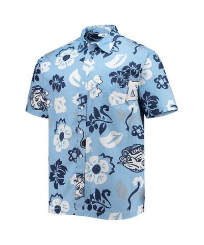 Men's Carolina Blue North Carolina Tar Heels Floral Button-Up Shirt $32.50 Shirts