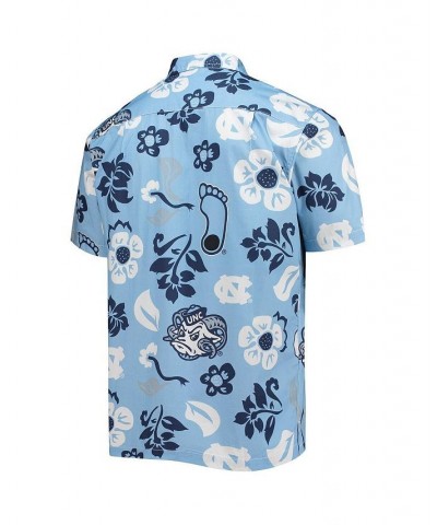 Men's Carolina Blue North Carolina Tar Heels Floral Button-Up Shirt $32.50 Shirts