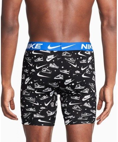 Men's 3-Pk. Dri-FIT Essential Micro Long Boxer Briefs Sneaker Sketch Print $25.85 Underwear