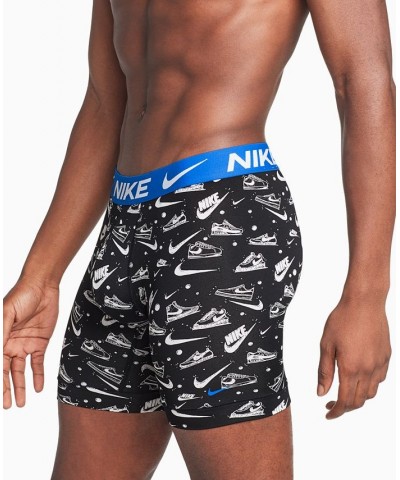 Men's 3-Pk. Dri-FIT Essential Micro Long Boxer Briefs Sneaker Sketch Print $25.85 Underwear