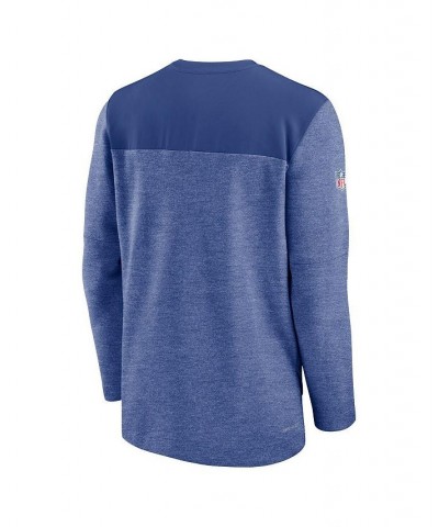 Men's Royal New York Giants Sideline Lockup Performance Quarter-zip Jacket $41.80 Jackets