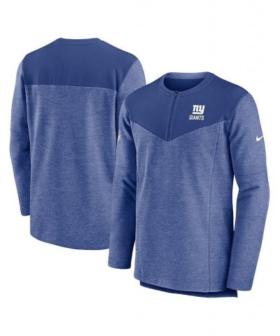 Men's Royal New York Giants Sideline Lockup Performance Quarter-zip Jacket $41.80 Jackets