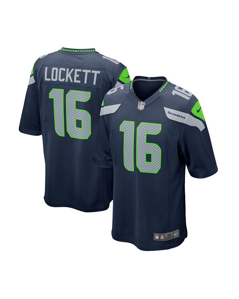 Men's Tyler Lockett College Navy Seattle Seahawks Game Jersey $60.20 Jersey