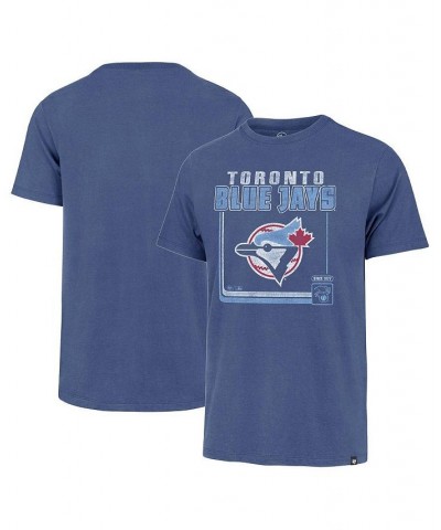 Men's Royal Toronto Blue Jays Borderline Franklin T-shirt $22.94 T-Shirts