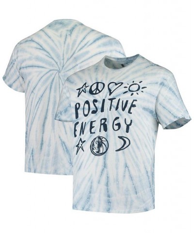 Men's Royal Dallas Mavericks Positive Message Tie-Dye T-shirt $16.92 T-Shirts