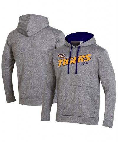 Men's Heathered Gray LSU Tigers Field Day Fleece Pullover Hoodie $35.25 Sweatshirt