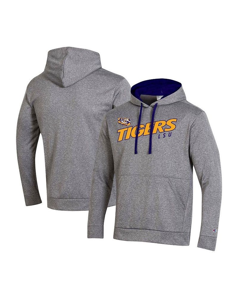 Men's Heathered Gray LSU Tigers Field Day Fleece Pullover Hoodie $35.25 Sweatshirt