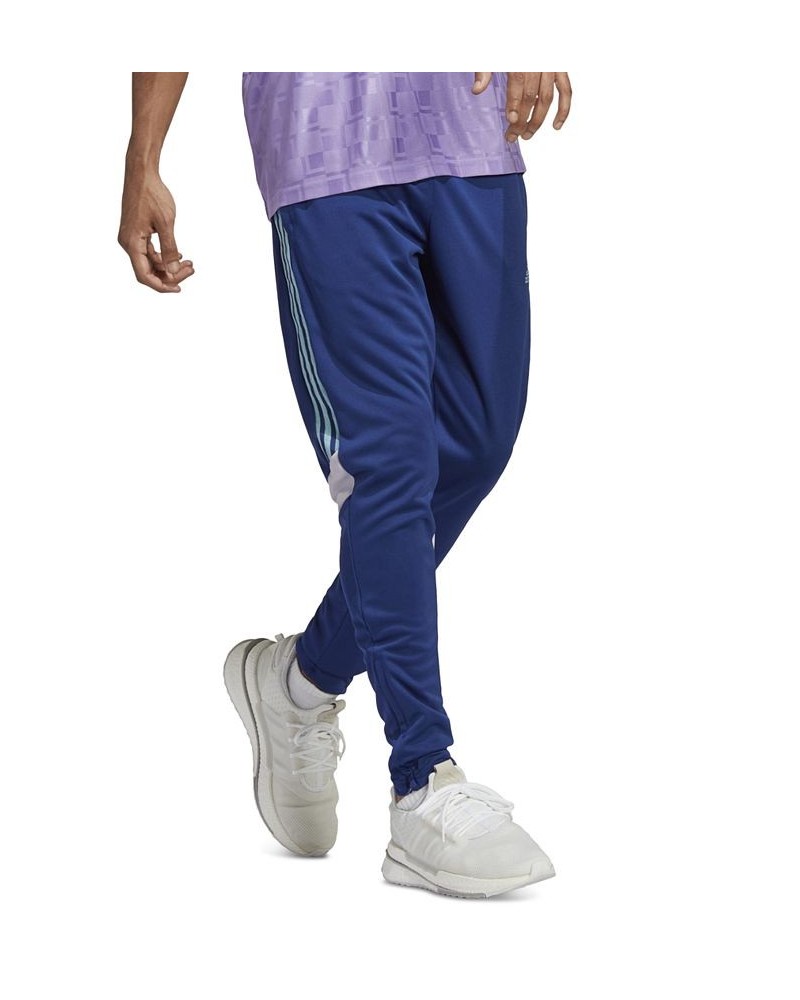 Tiro Three-Stripe Ankle-Zip Track Pants Blue $34.45 Pants