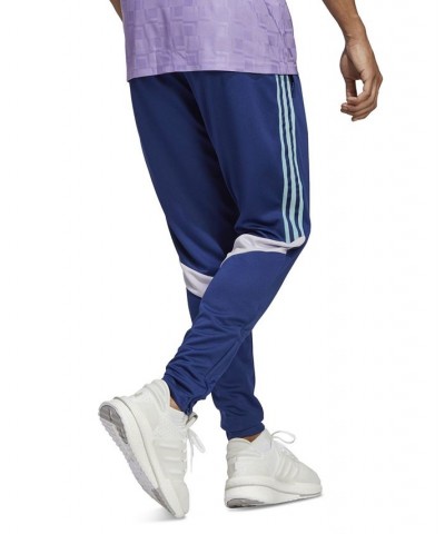 Tiro Three-Stripe Ankle-Zip Track Pants Blue $34.45 Pants