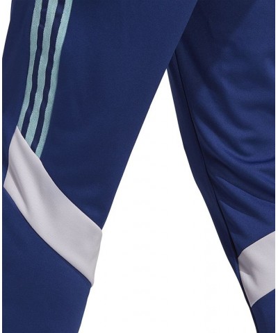 Tiro Three-Stripe Ankle-Zip Track Pants Blue $34.45 Pants