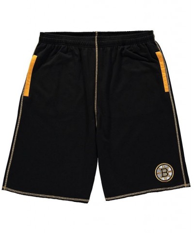 Men's Black Boston Bruins Big and Tall French Terry Shorts $21.60 Shorts