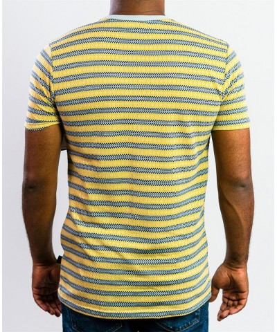 Men's Casual Comfort Soft Crewneck T-Shirt Yellow $16.23 T-Shirts