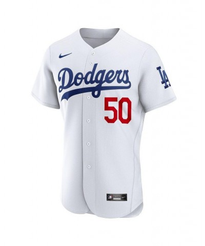 Men's Mookie Betts White Los Angeles Dodgers Home Authentic Player Jersey $115.50 Jersey