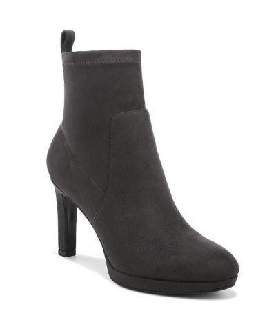 Jersey Booties Gray $28.60 Shoes