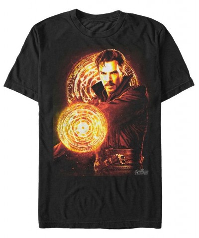 Marvel Men's Avengers Infinity War Doctor Strange Glowing Power Short Sleeve T-Shirt Black $20.64 T-Shirts