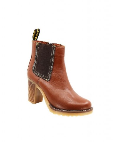 Women's Boot Pully 574 Brown $37.80 Shoes