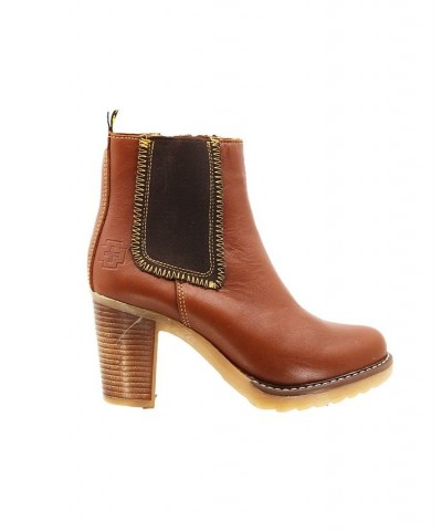 Women's Boot Pully 574 Brown $37.80 Shoes
