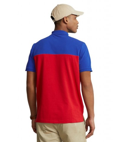 Men's Classic-Fit Mesh Polo Shirt Red $71.04 Polo Shirts