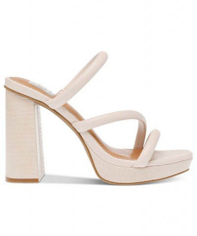 Women's Pyro Banded Platform Dress Sandals Ivory/Cream $44.20 Shoes