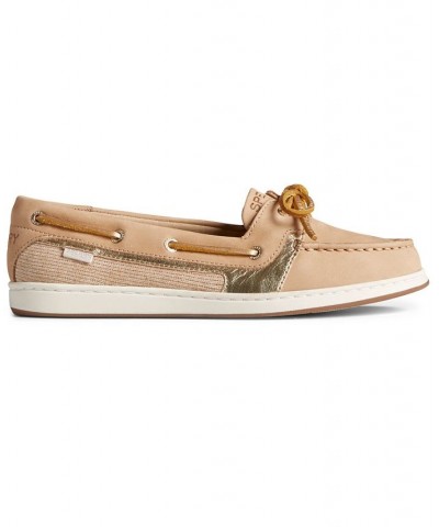 Women's Starfish Boat Shoes Tan/Beige $39.60 Shoes