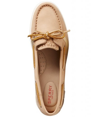 Women's Starfish Boat Shoes Tan/Beige $39.60 Shoes