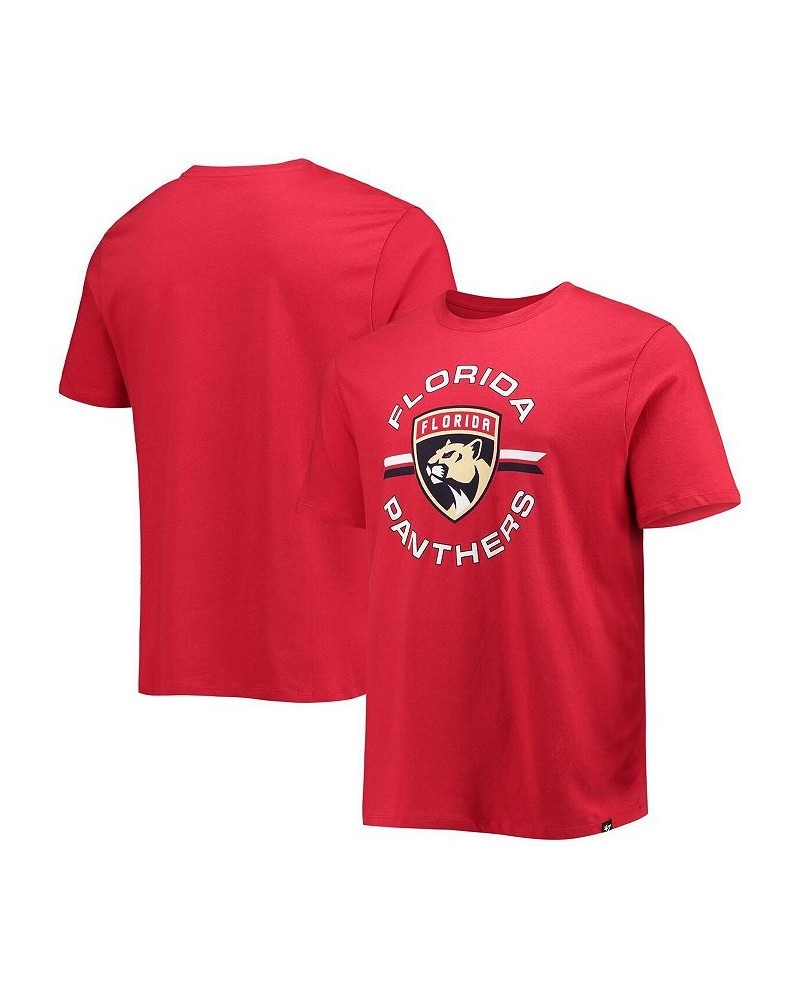 Men's Red Florida Panthers Assist Super Rival T-shirt $20.34 T-Shirts