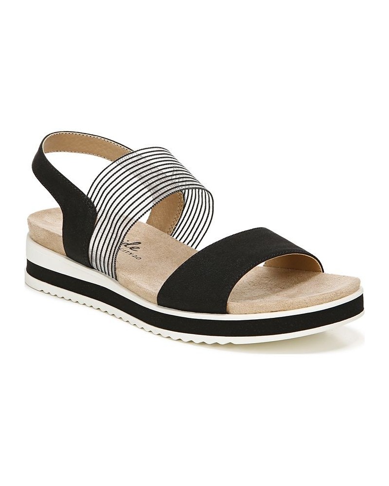 Zing Strappy Sandals Black $32.80 Shoes